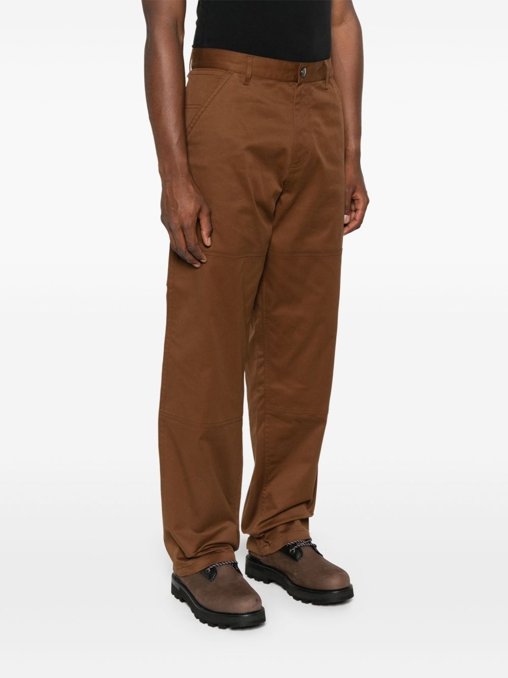 stretch-cotton pants - 3