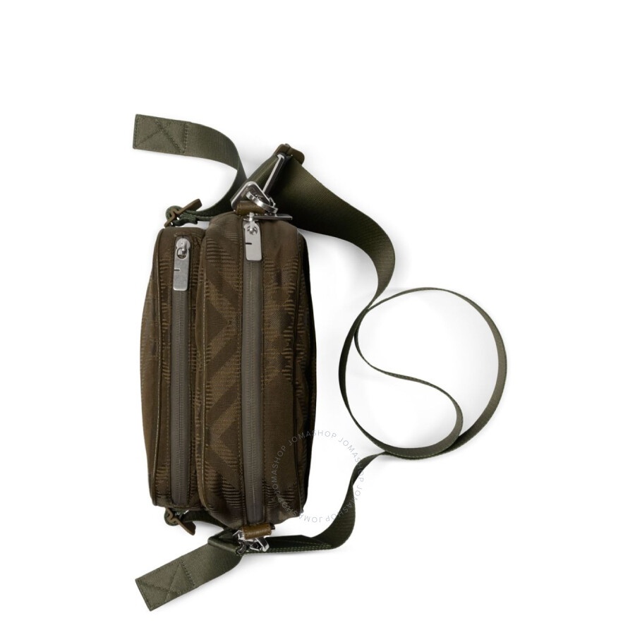 Burberry Checked Jacquard Zipped Shoulder Bag - 4