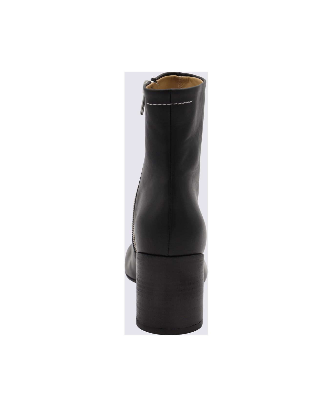 Black Leather Boots - 4