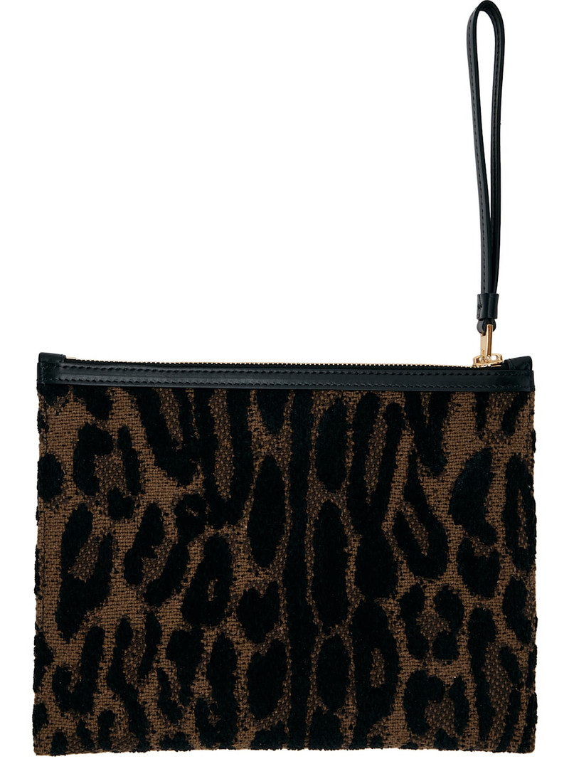 TOM FORD Brown & Black Wristlet Pouch outlook