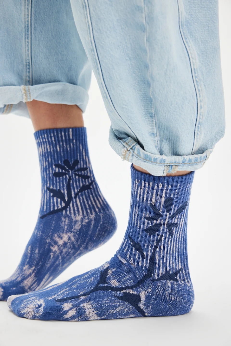Floral Sky Socks - 1