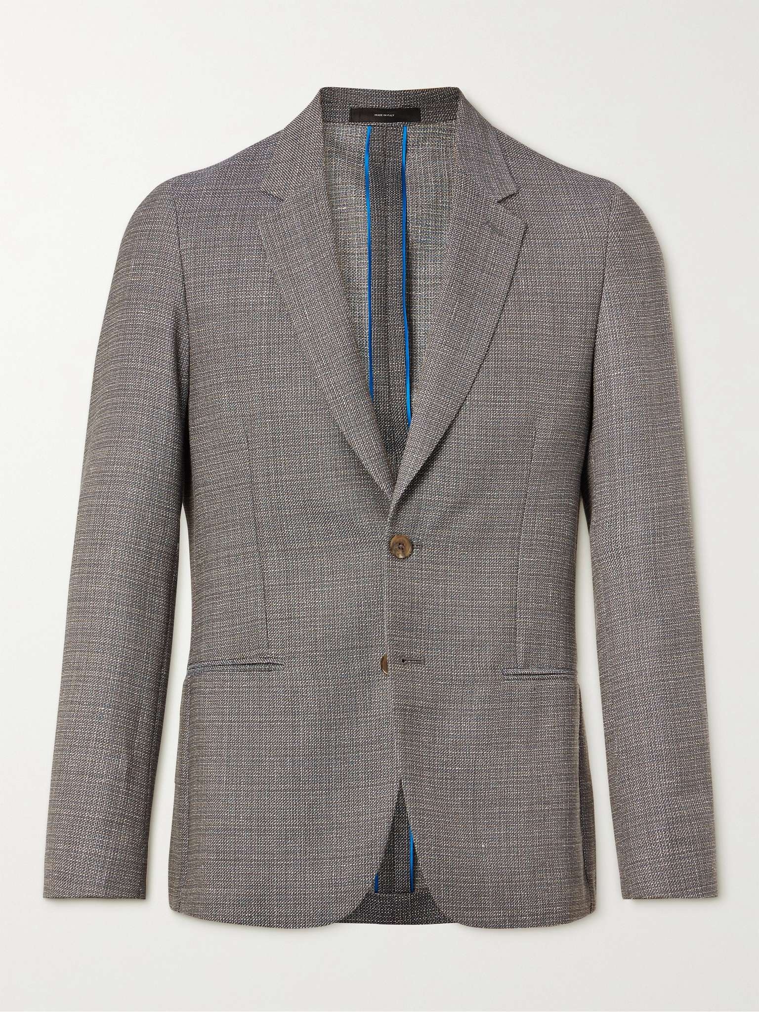 Wool and Linen-Blend Blazer - 1