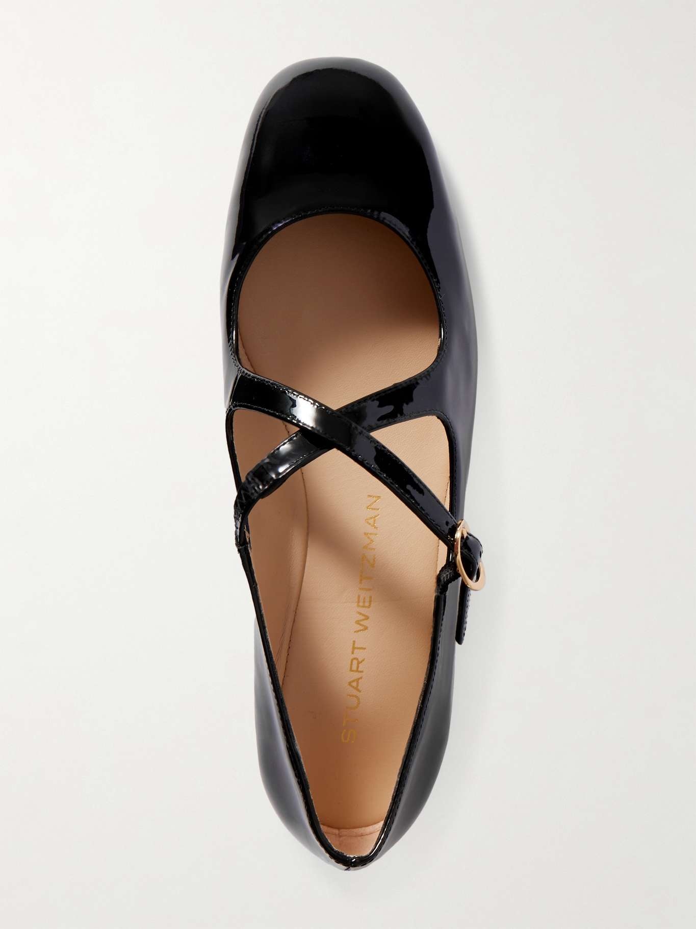 Clem patent-leather Mary-Jane ballet flats Black - 5