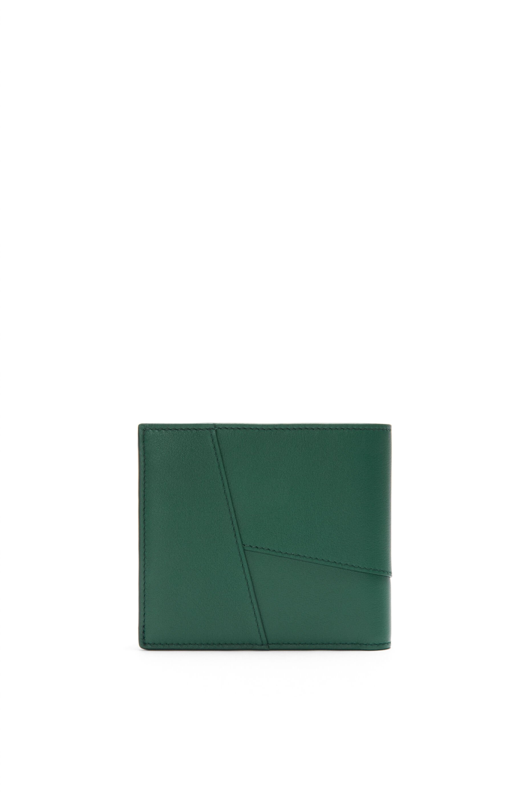 Puzzle bifold coin wallet in classic calfskin - 4