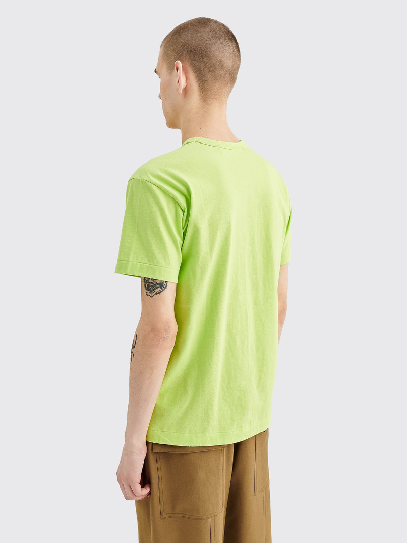Comme Des Garçons COMME DES GARÇONS PLAY SMALL HEART T-SHIRT GREEN outlook
