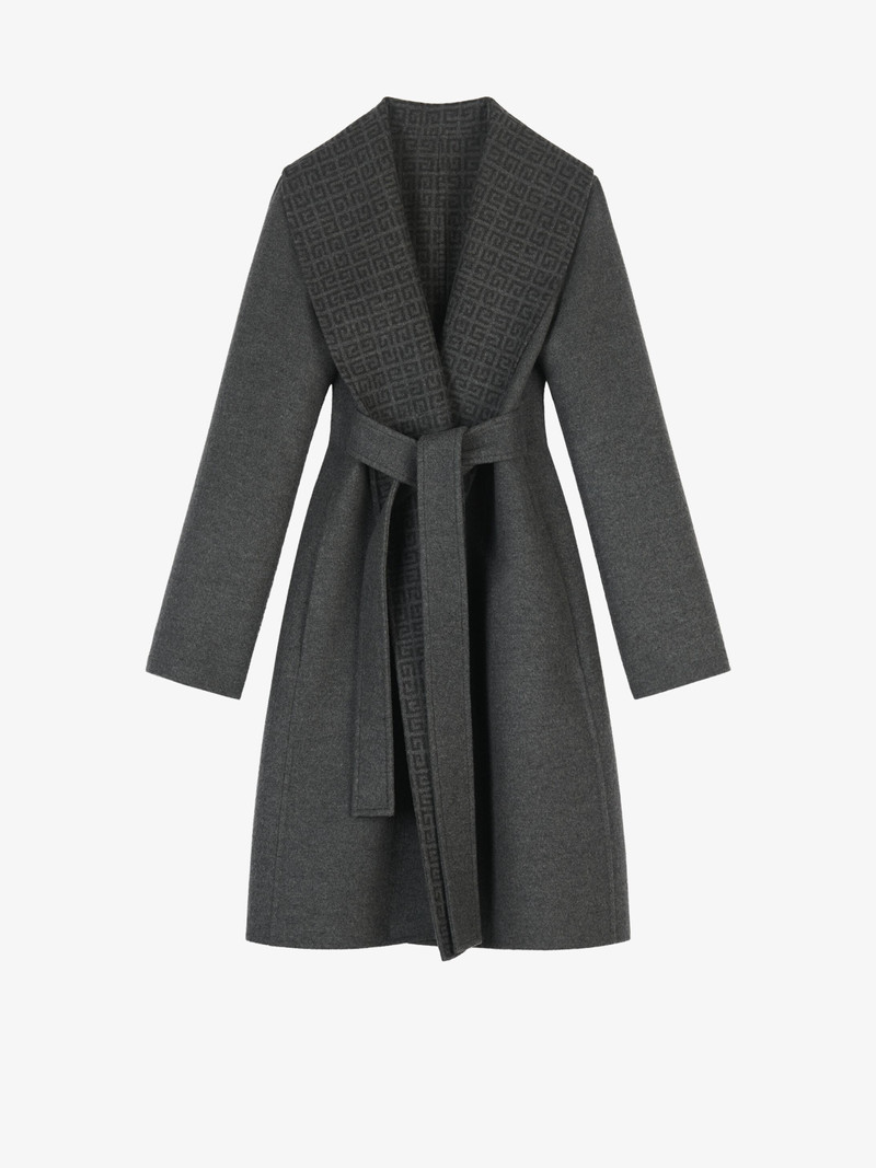 4G COAT IN WOOL, CASHMERE AND SILK 1