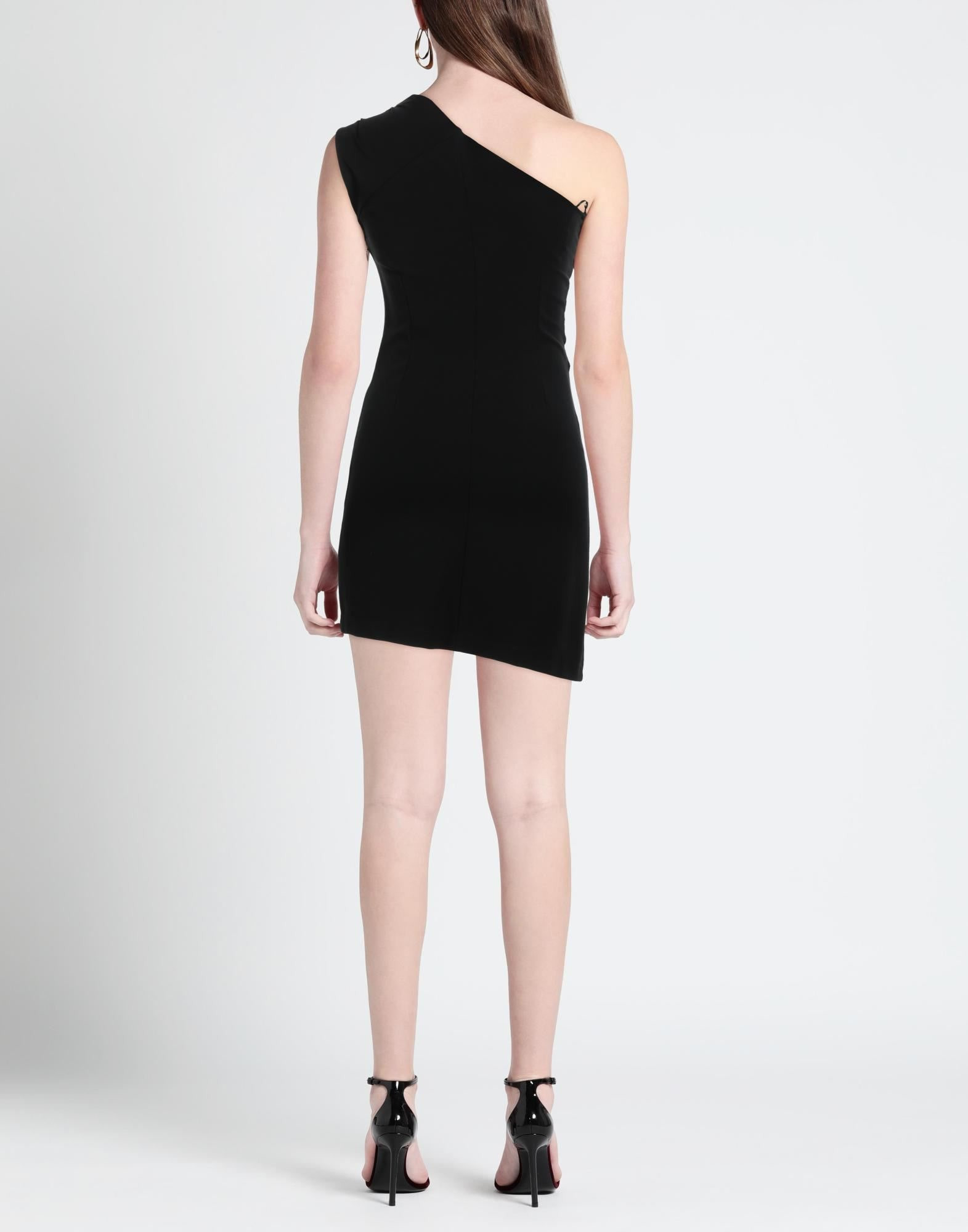 Black Women's One-shoulder Dress - 4