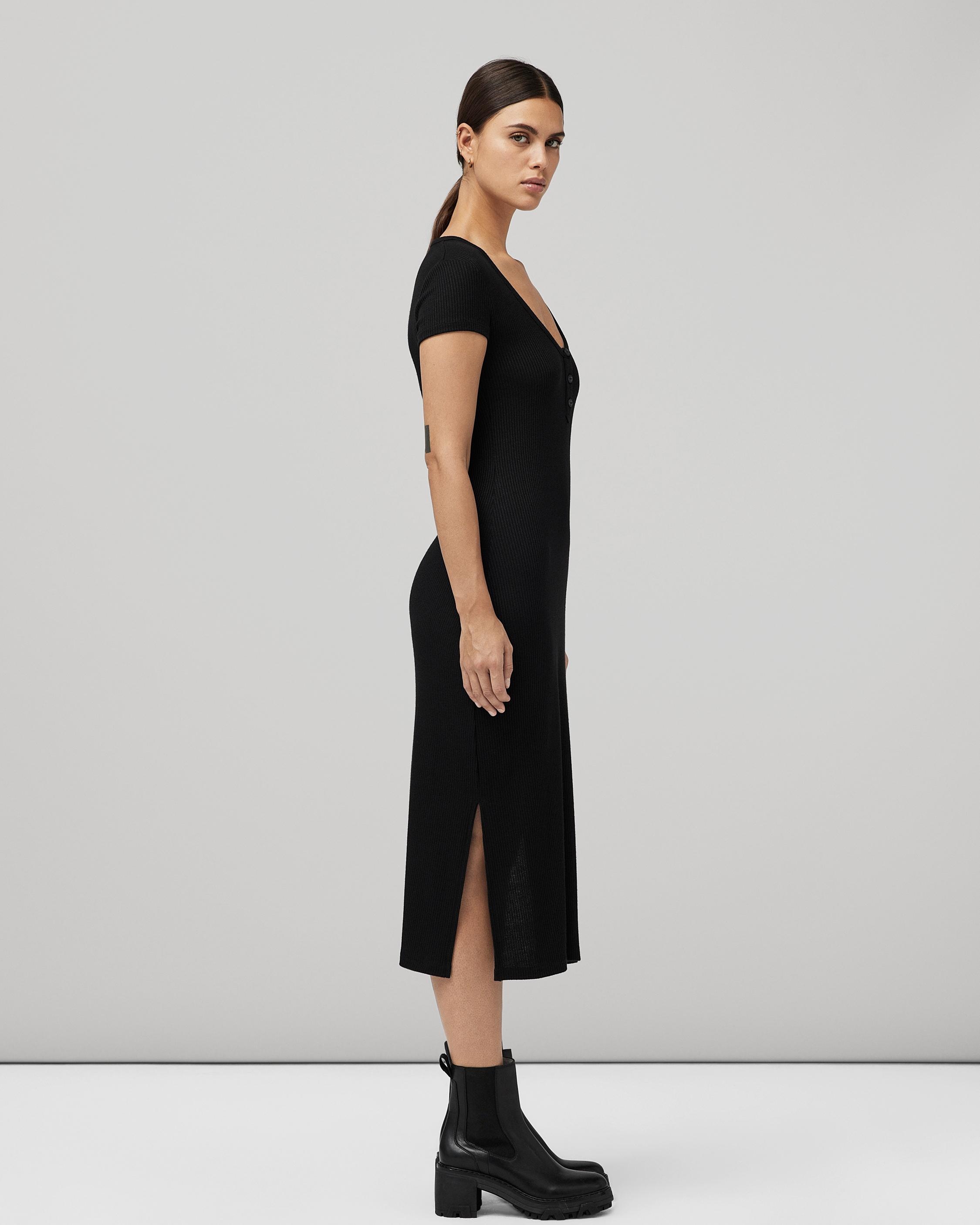 The Knit Rib Midi T-Dress
Jersey Dress - 4