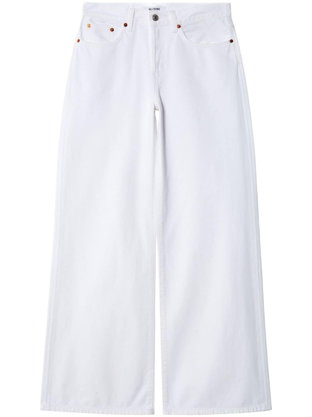mid-rise wide-leg jeans - 1
