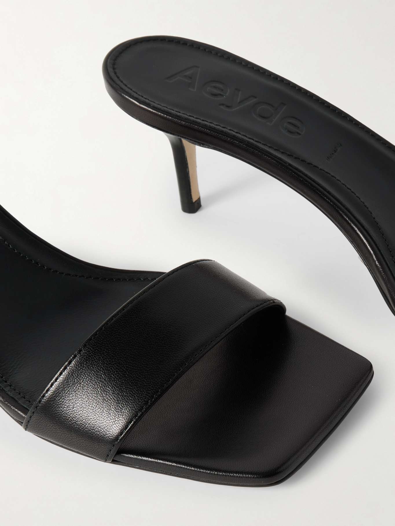 Ilvy leather mules Black - 4