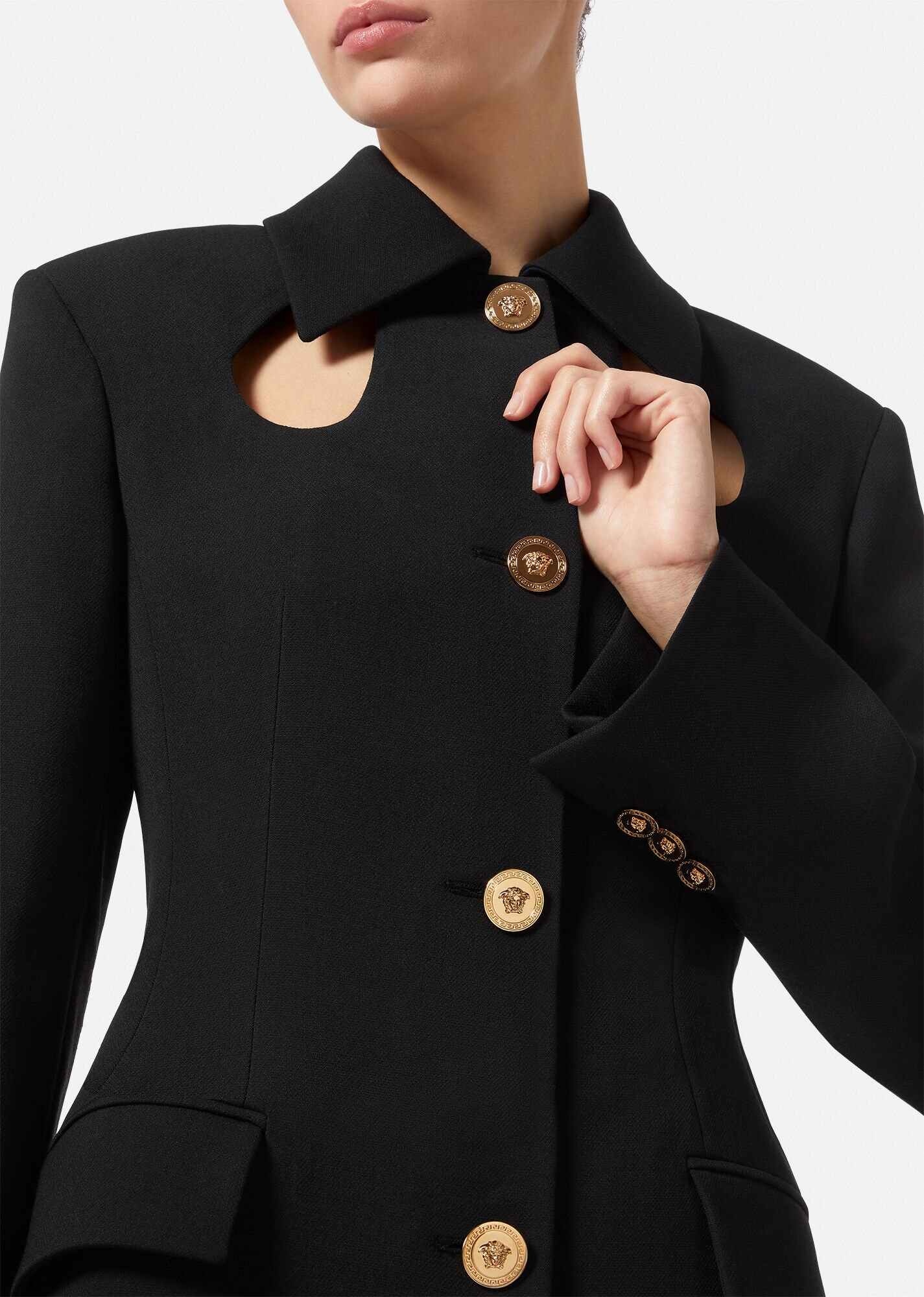 Medusa Cutout Coat - 5
