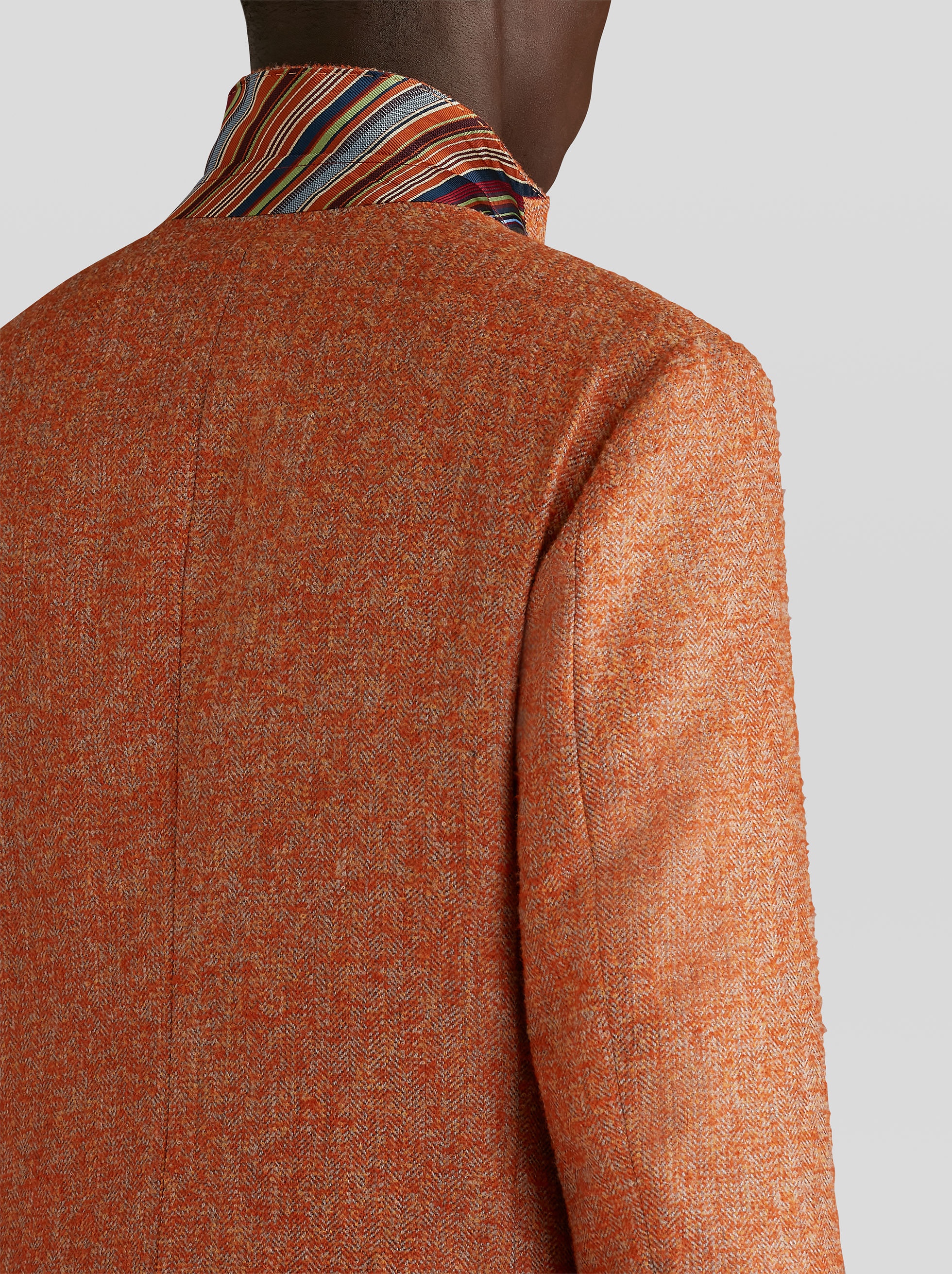 DECONSTRUCTED SILK MIX TAILORED JACKET - 2