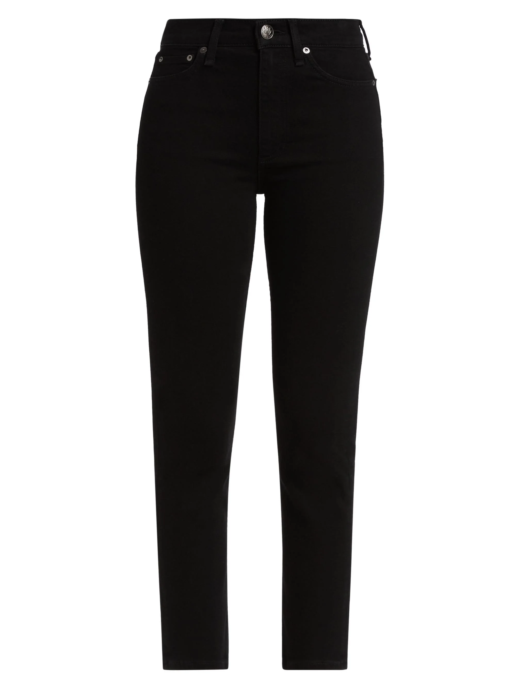 Women's Wren High-Rise Crop Jeans - Black - 1