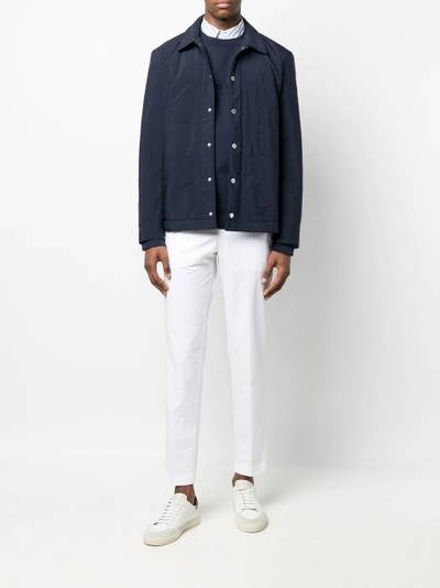 Maison Kitsuné embroidered-logo shirt jacket outlook