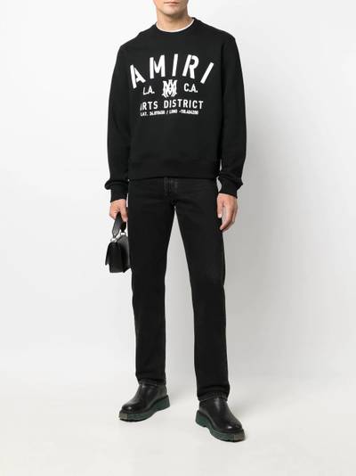 AMIRI logo-print sweatshirt outlook