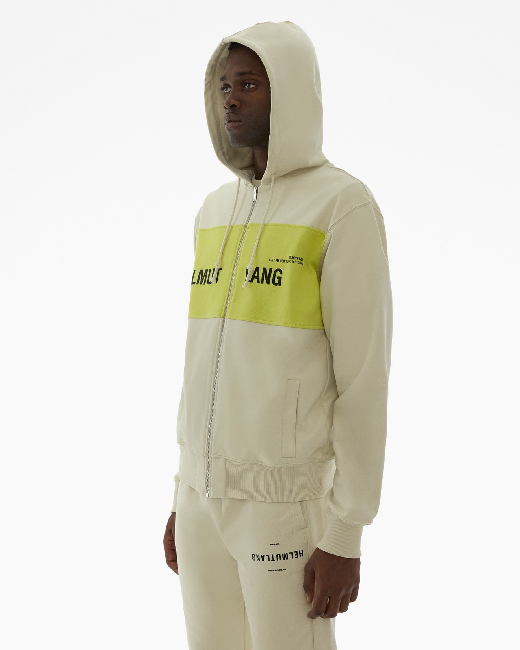 BLOCKED LOGO FULL-ZIP HOODIE - 5