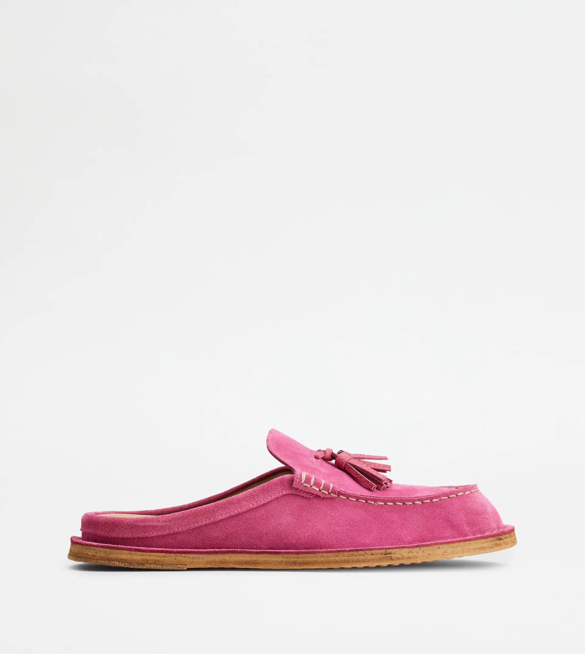 SABOTS IN SUEDE - PINK - 1