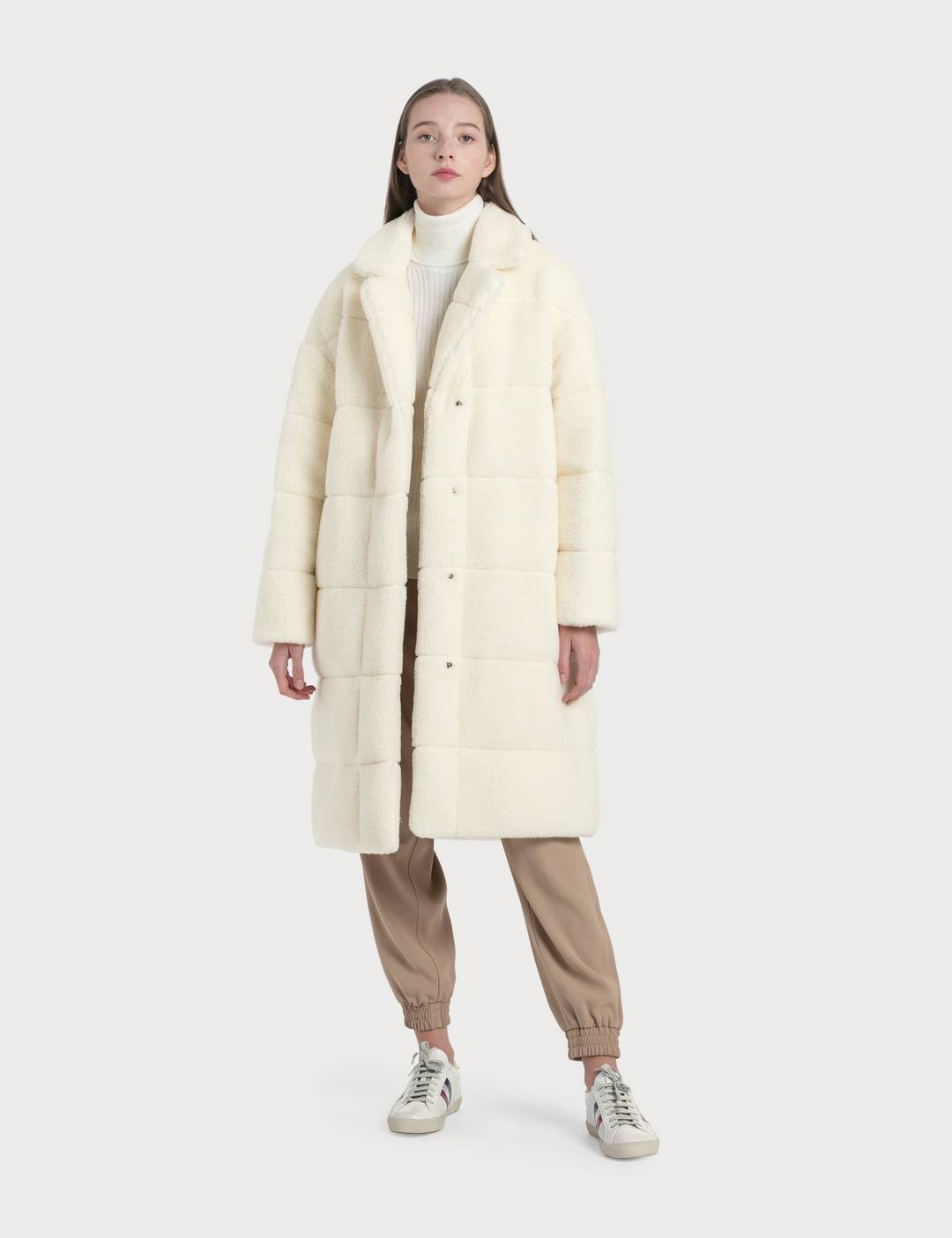 Reversible Shearling Coat - 1