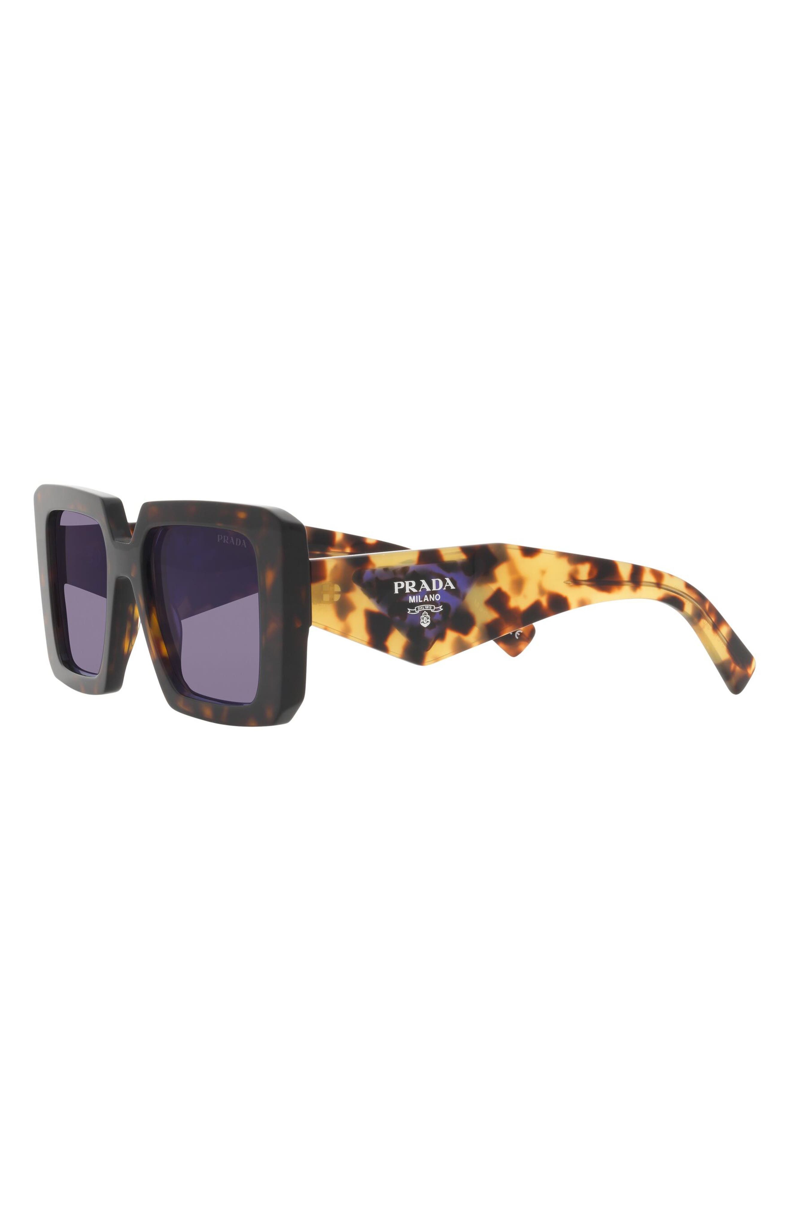 51mm Tortoise Square Sunglasses - 6
