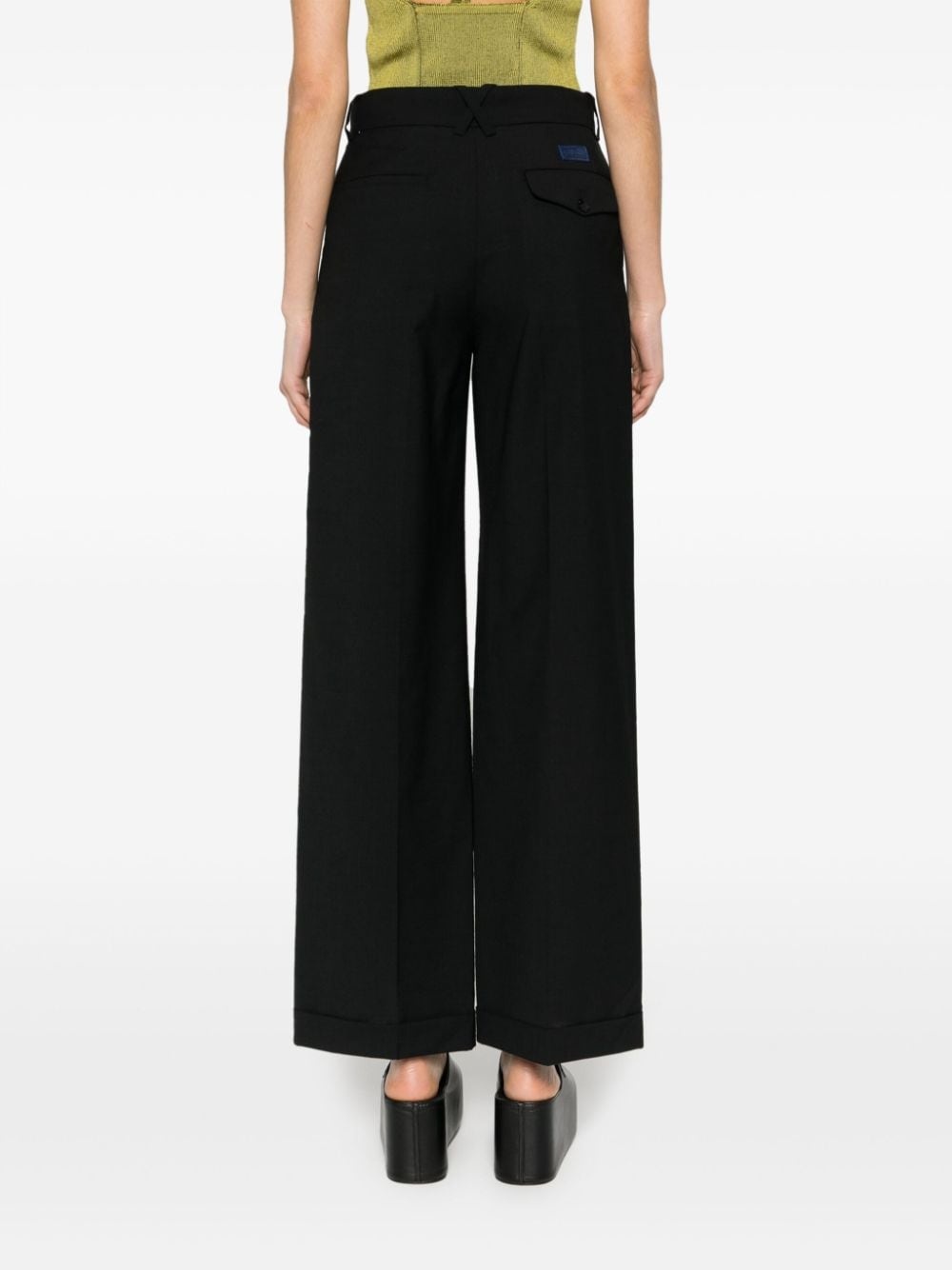 high-waist tailored trousers - 4