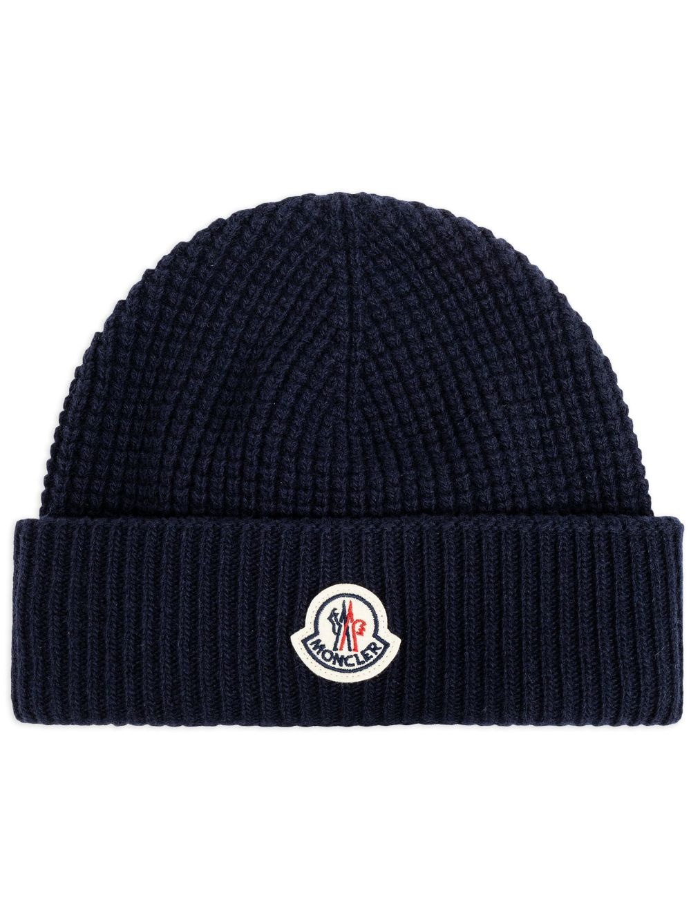 logo-appliqué beanie - 1