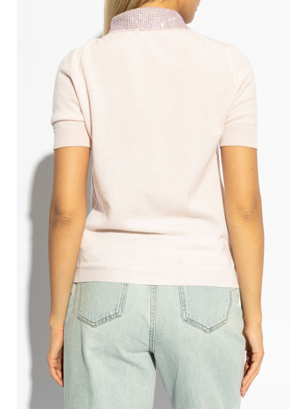 rhinestone-embelished polo shirt - 4