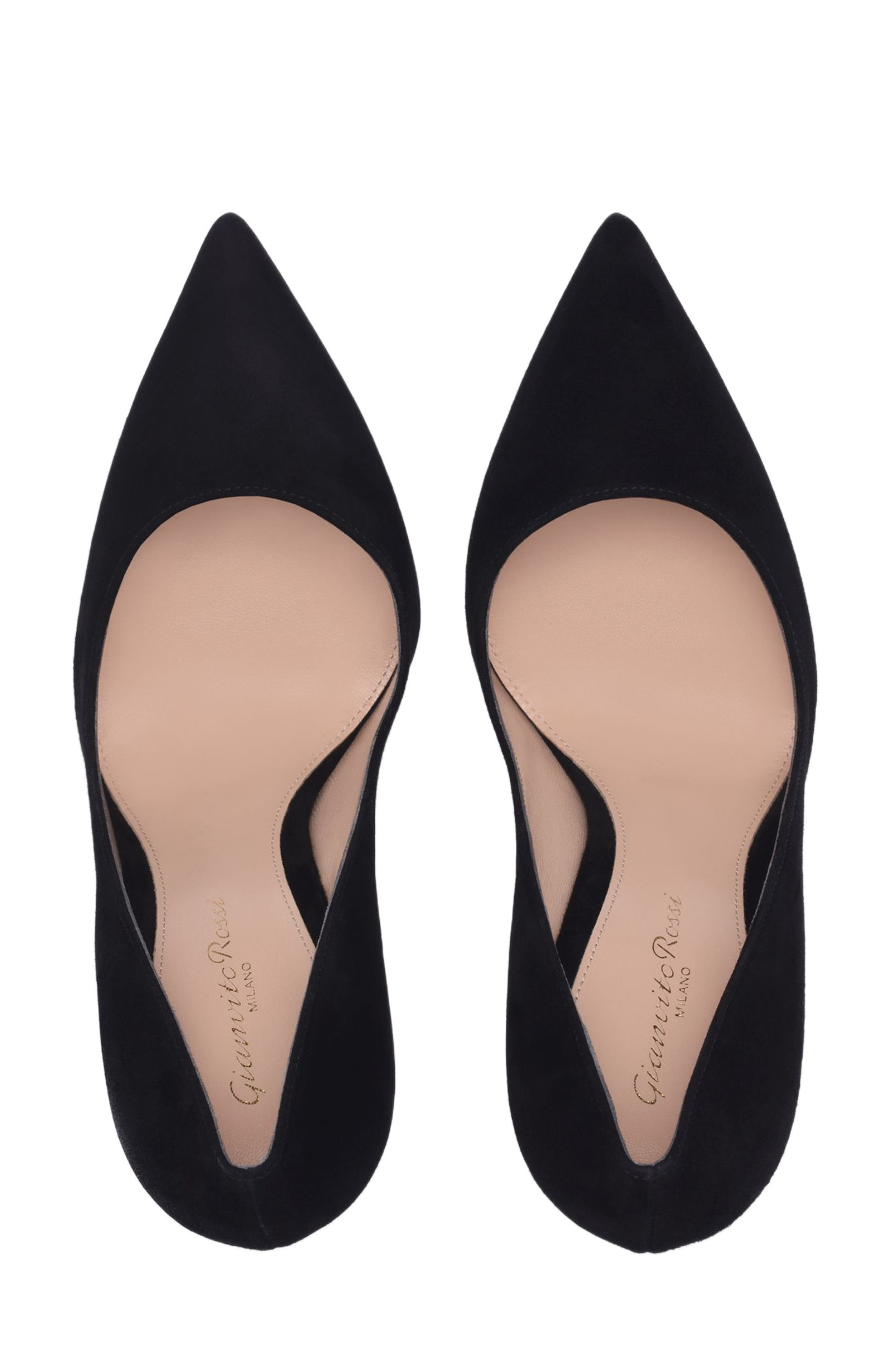 Gianvito Rossi Gianvito 105 Pumps in Black Suede at Nordstrom - 3