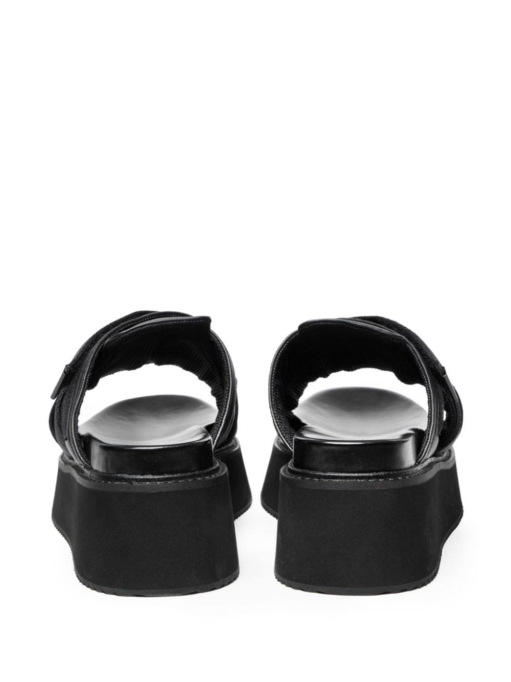 Tape leather sandals - 4