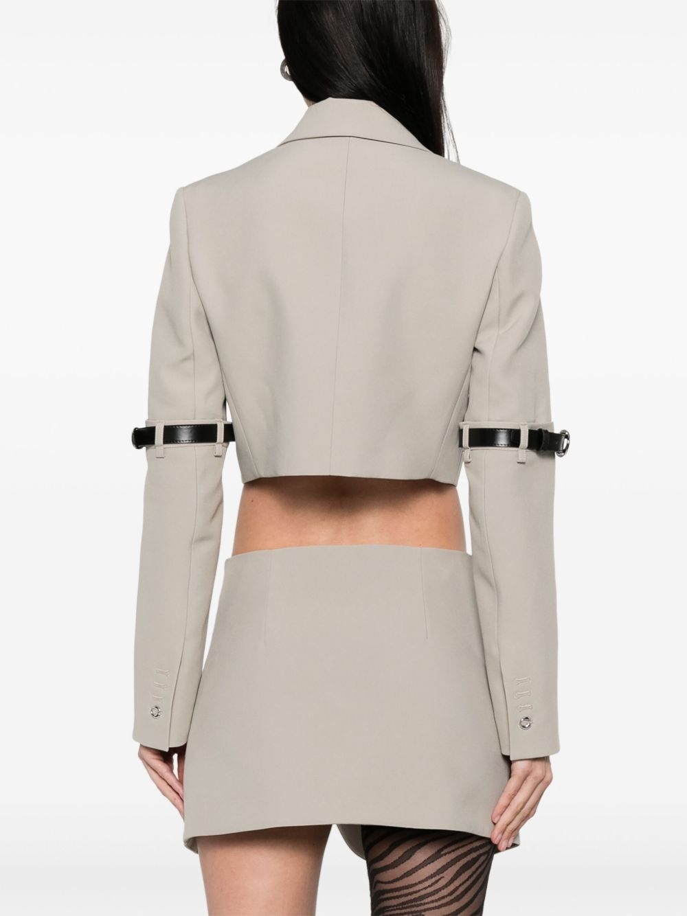 cropped blazer - 4