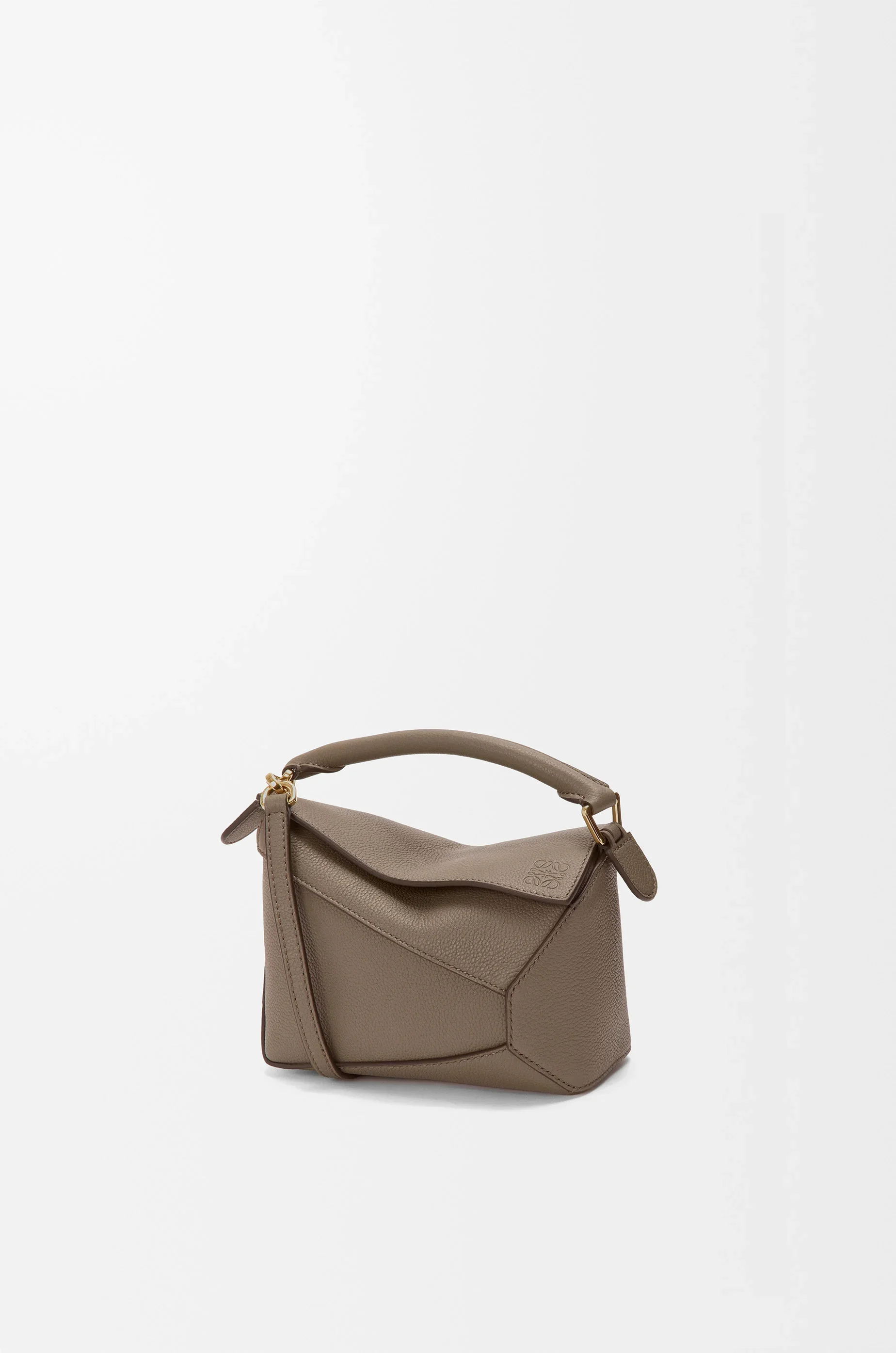 Mini Puzzle Edge bag in soft grained calfskin - 1