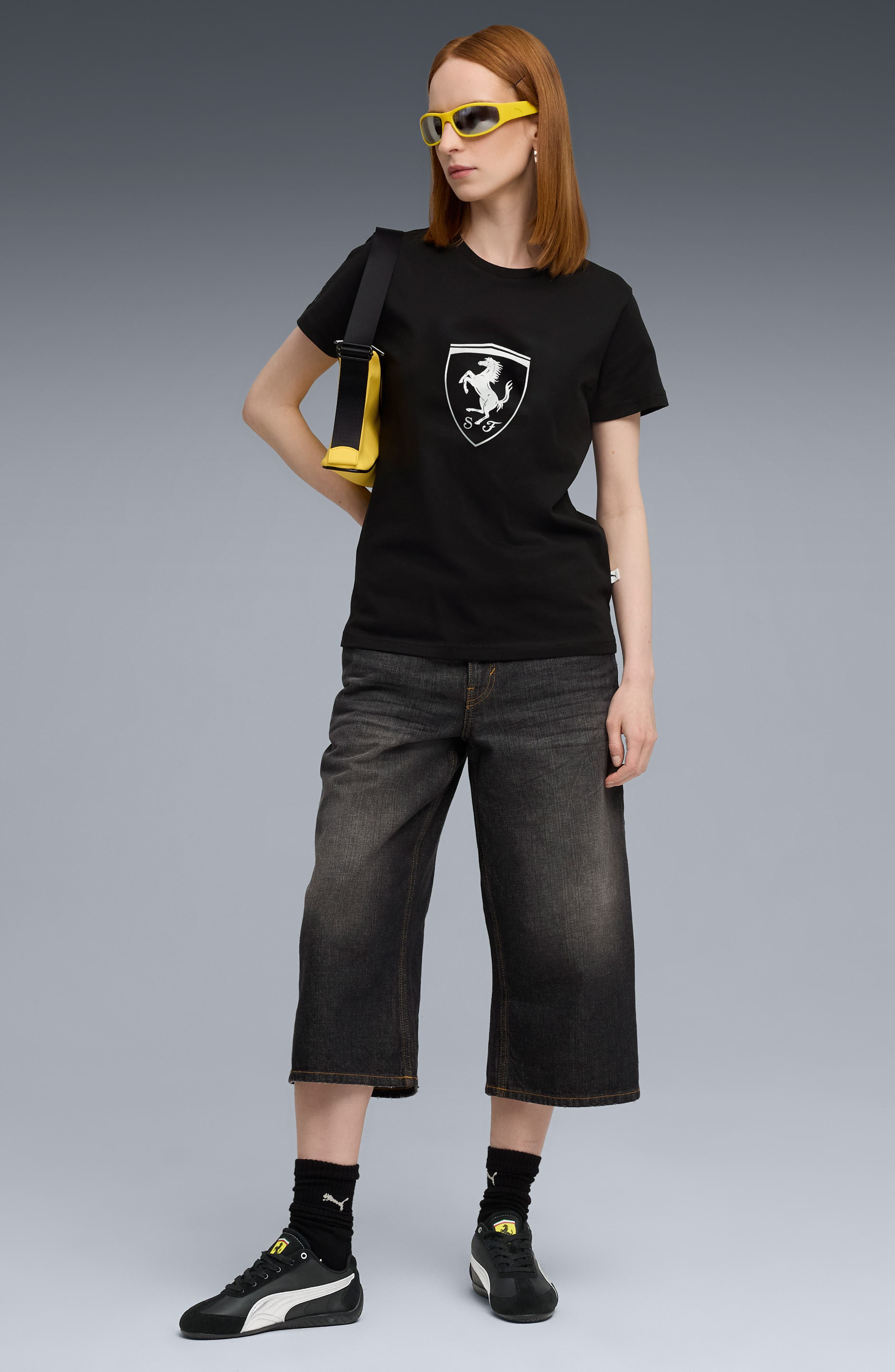 PUMA x Ferrari Sportswear Cotton Graphic T-Shirt in Puma Black at Nordstrom - 5