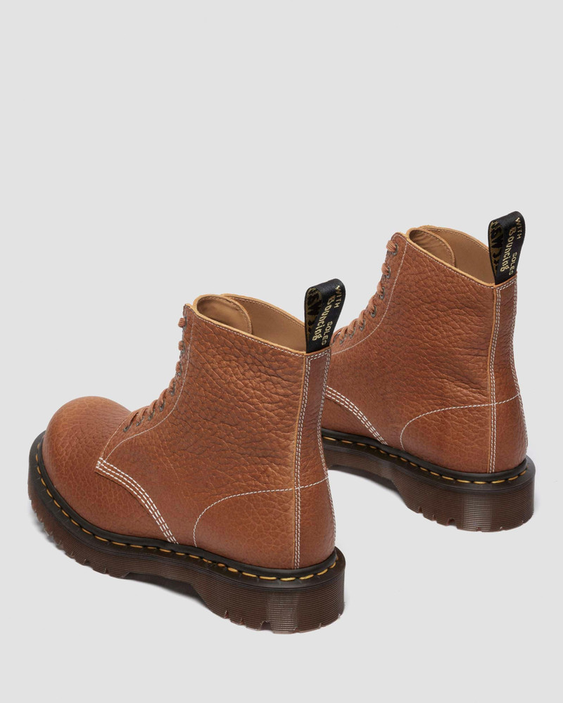 1460 Made in England Soft Boa Embossed Leather Bump Toe Boots 9