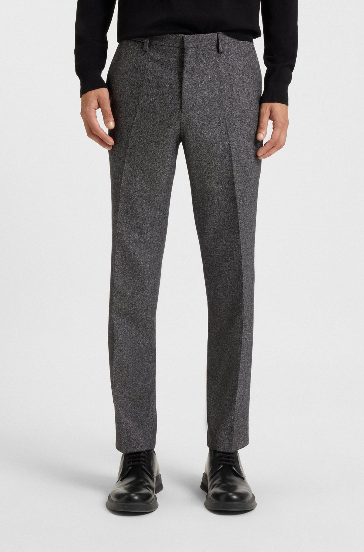 EXTRA-SLIM-FIT THREE-PIECE SUIT IN A WOOL BLEND - 6