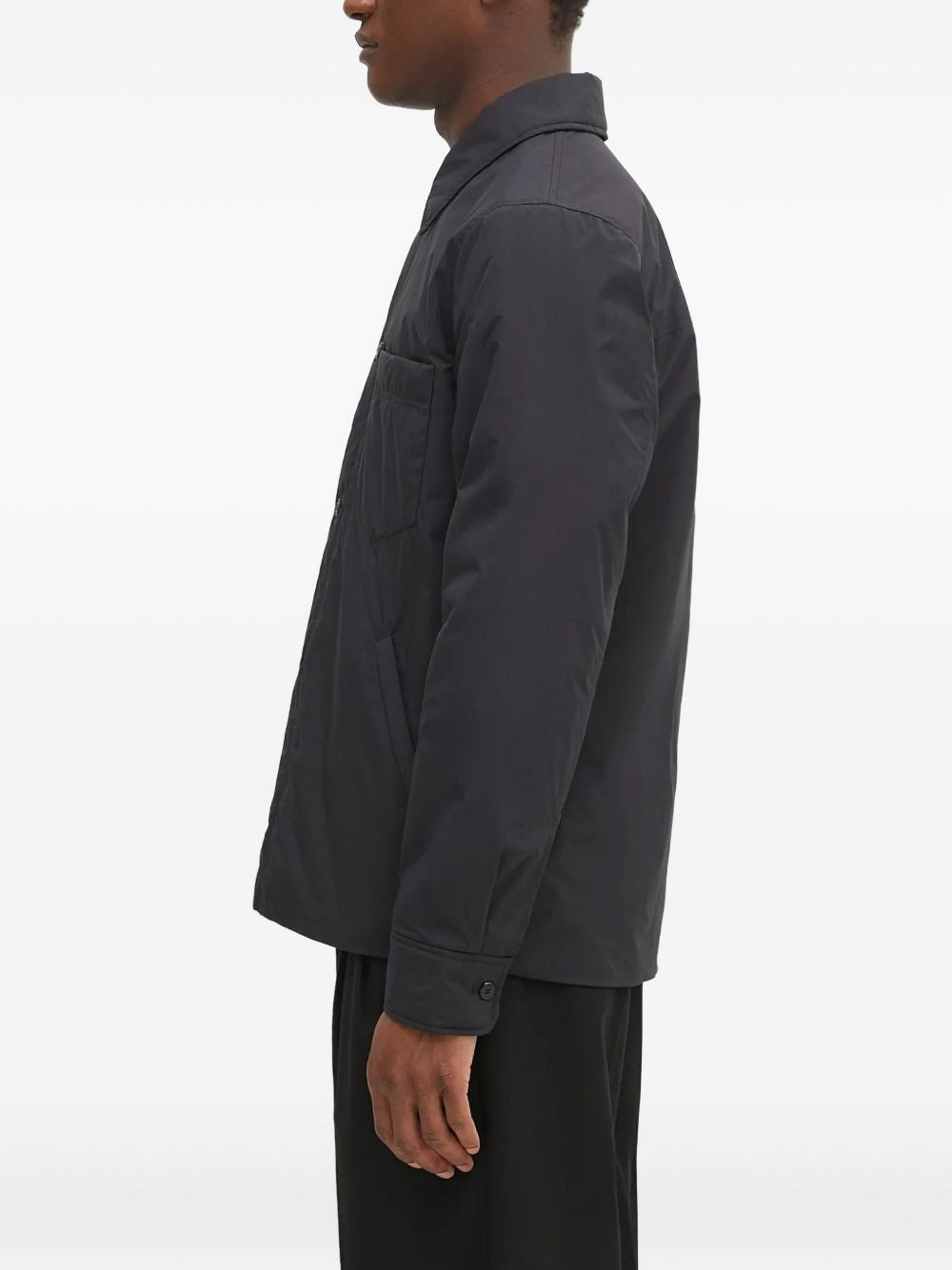 button-up shirt jacket - 2