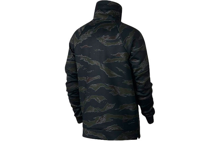 Air Jordan Athleisure Casual Sports Cardigan Pullover Jacket Camouflage AH6164-010 - 2