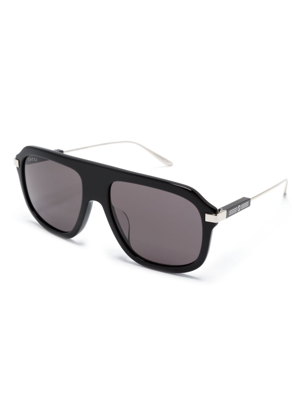 pilot-frame acetate sunglasses - 2