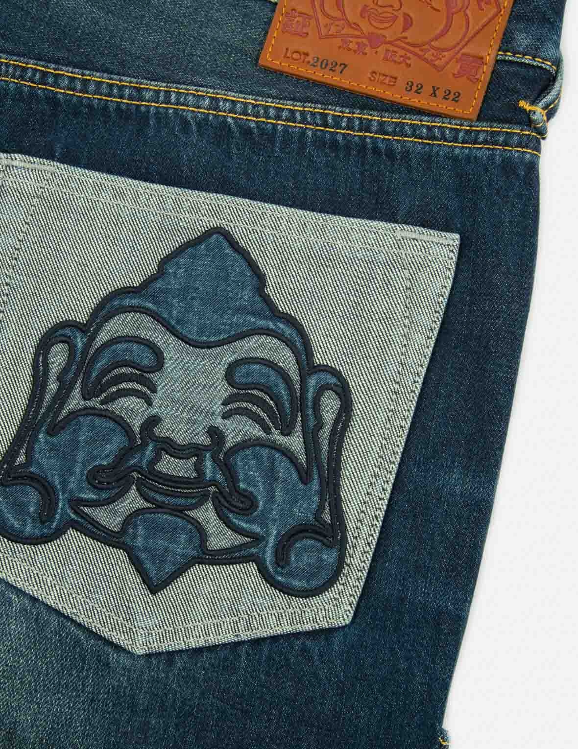 SHADED POCKETS CROPPED FIT JEANS #2027 - 9