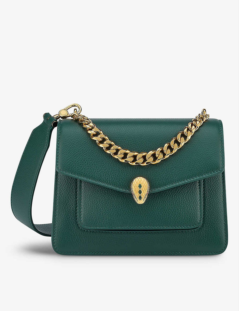 Serpenti Forever leather cross-body bag 1