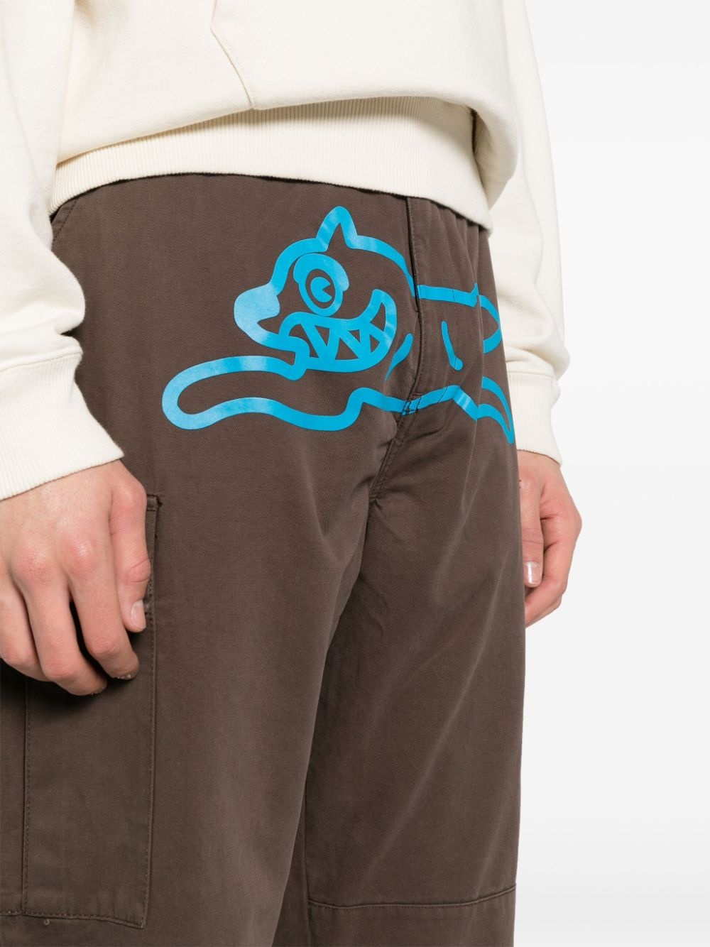 Running Dog tapered-leg trousers - 5