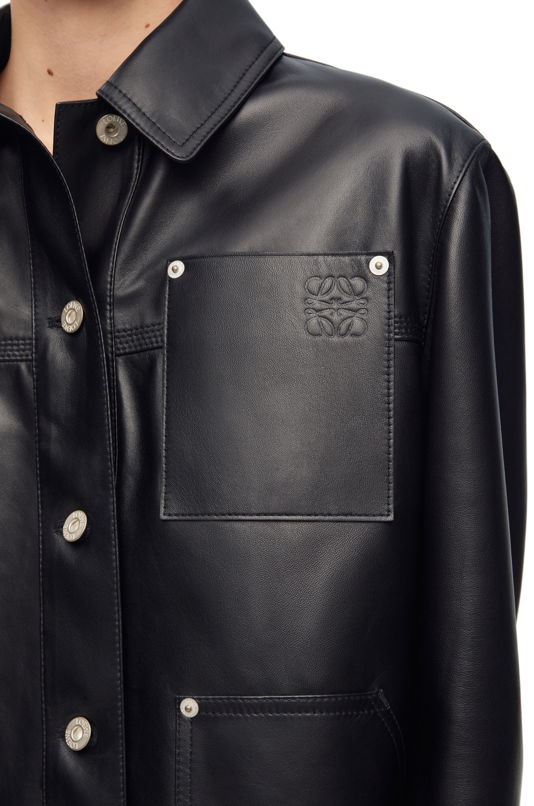 Workwear jacket in nappa lambskin - 5