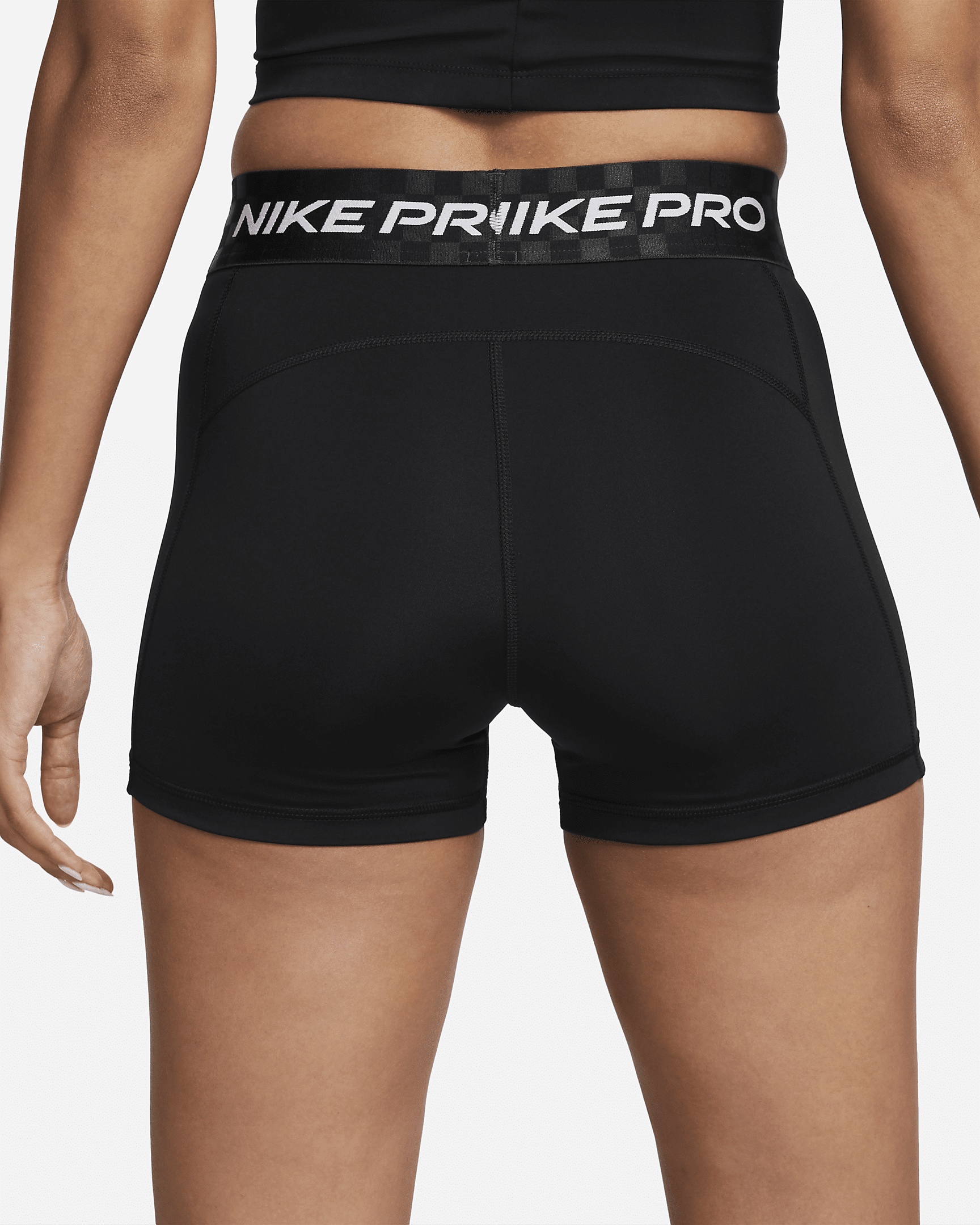 Nike Pro Dri-FIT Women's Mid-Rise 3" Graphic Training Shorts - 3