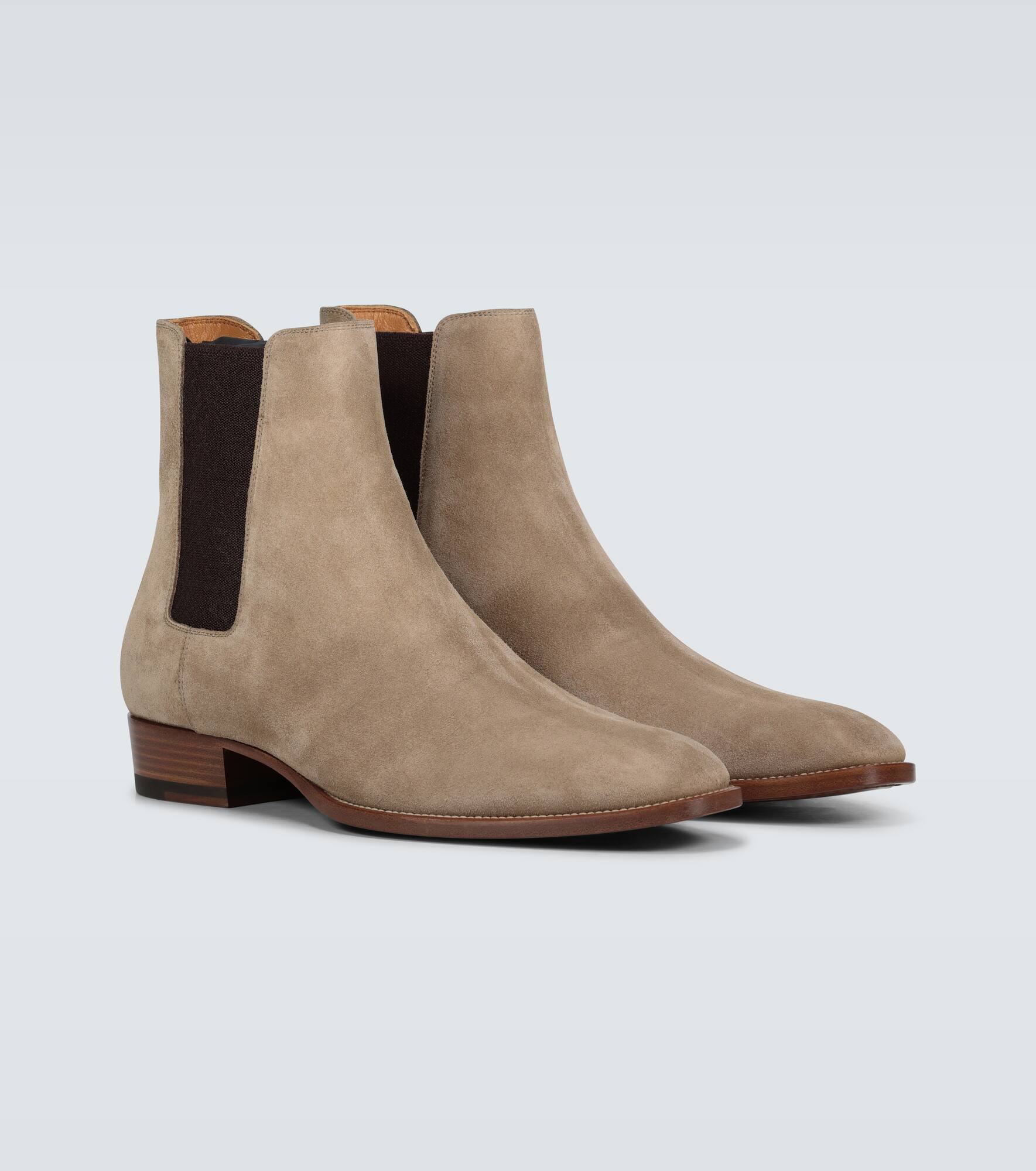 Wyatt suede Chelsea boots - 5