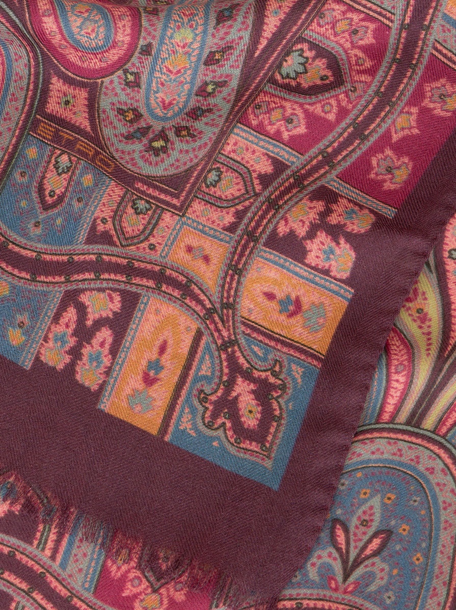 PAISLEY PATTERN SCARF - 3