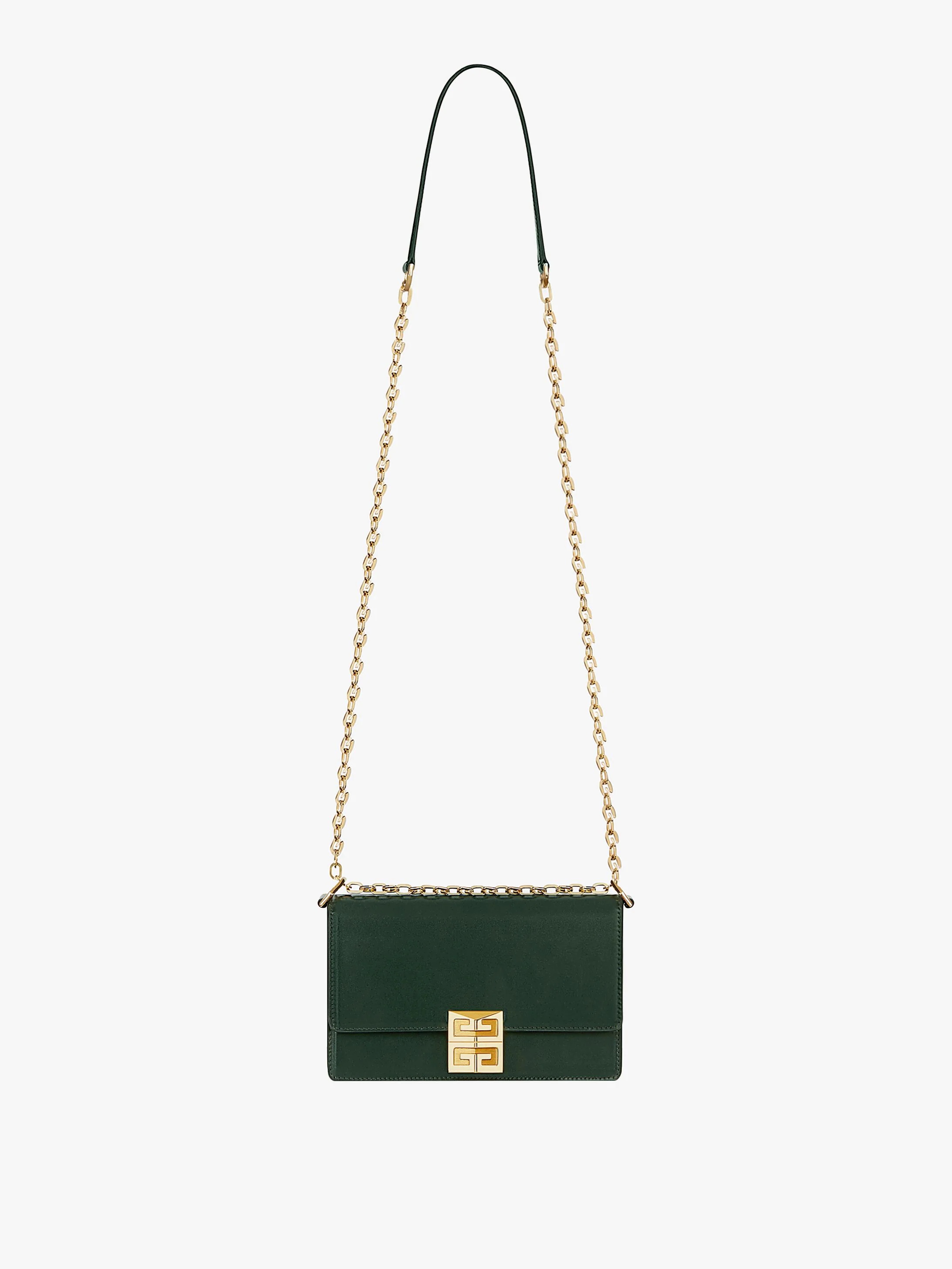 SMALL 4G BAG IN BOX LEATHER WITH CHAIN - 1