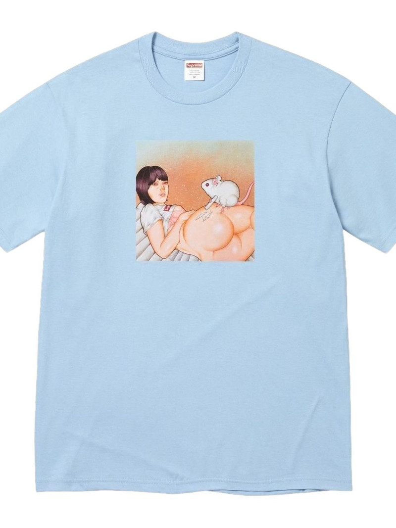 Supreme mouse-graphic T-shirt outlook
