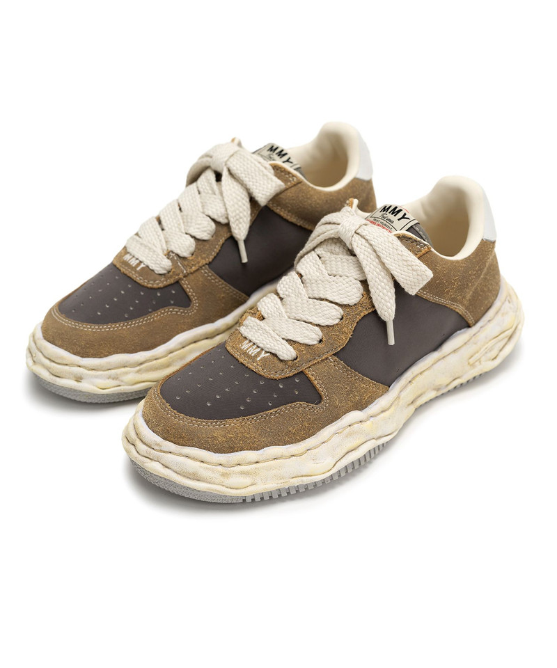 "WAYNE" OG Sole Mix Material Low-top Sneaker 17
