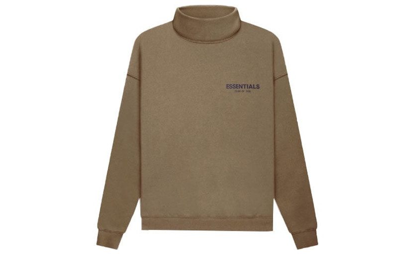 ESSENTIALS Fear of God Essentials FW21 Pullover Mock Neck Sweatshirt 'Harvest' FOG-FW21-011 outlook