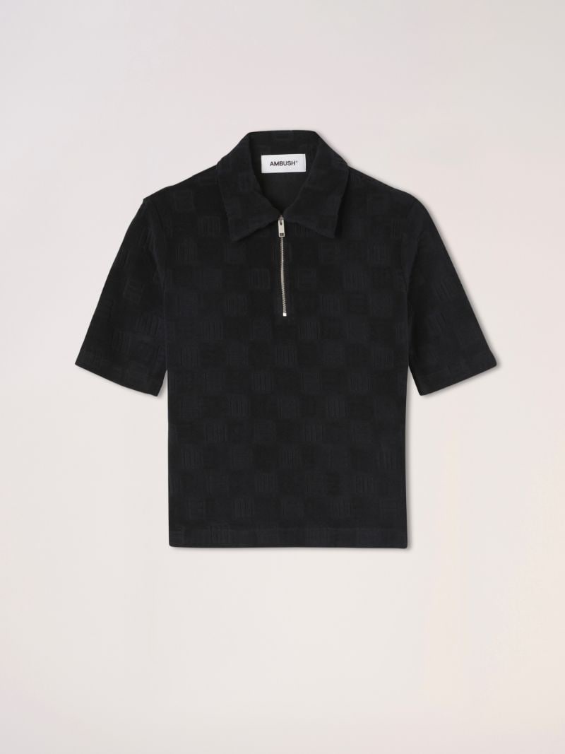 MONOGRAM ZIPPED MINI POLO - 1