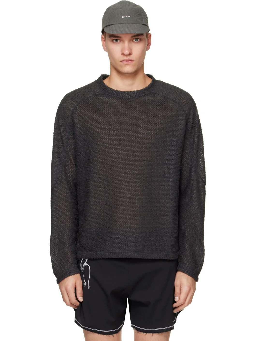 Taupe FuzzFleece AD Long T-shirt - 1