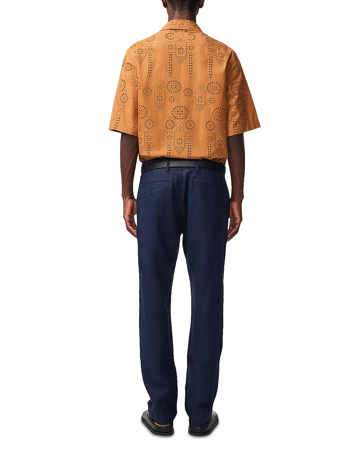Ben Relaxed Fit Eyelet Camp Shirt - 3